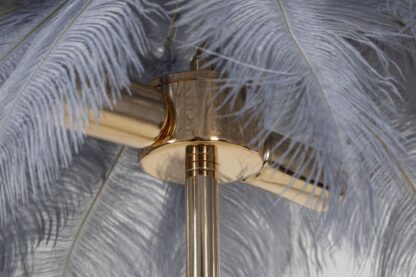 LAMPADA DA TAVOLO PALM GRIGIA CM Ø 55X60 - immagine 4