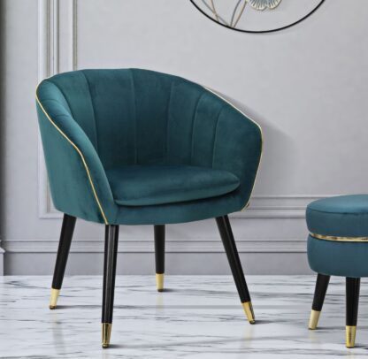 POLTRONA PARIS OTTANIO/GOLD CM 62X58X78 - immagine 8