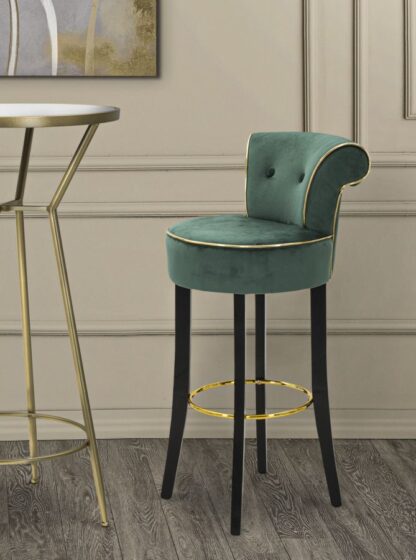 SGABELLO BAR LUXY CREMA CM 46X48X96 - immagine 9