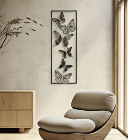 PANNELO IN FERRO FARFALLE CM 31X2,5X90 - immagine 8
