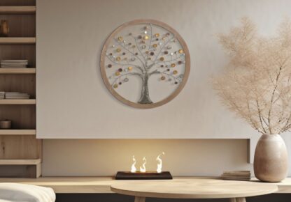 PANNELLO DA MURO ALBERO DELLA VITA MIRROR NEW CM Ø 80X2 - immagine 8