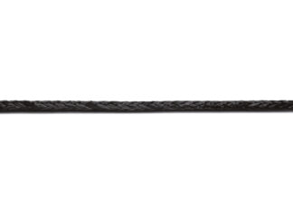 Cima da vela Olimpic Ropes Cima senza calza in Dyneema Hobart colore nero diametro 10 mm