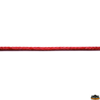 Cima da vela Olimpic Ropes Cima senza calza in Dyneema Hobart colore rosso diametro 6 mm