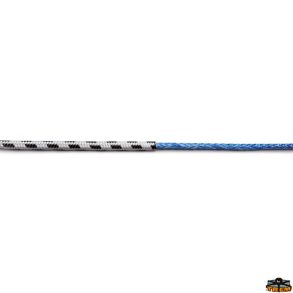 Cima da vela Olimpic Ropes Drizza da regata Auckland Dyneema SK75 filo segnale nero diametro 8 mm