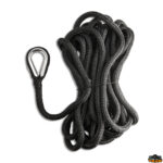 Cima da ormeggio  Cime di ormeggio impiombate ad alta tenacità colore nero diametro 20 mm lunghezza 12 mt