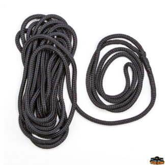 Cima da ormeggio  Cima di ormeggio ad alta tenacità con occhio colore nero diametro 10 mm lunghezza 6 mt