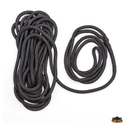 Cima da ormeggio  Cima di ormeggio ad alta tenacità con occhio colore nero diametro 20 mm lunghezza 12 mt