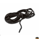 Cima da ormeggio  Cima di ormeggio ritorta 3 capi in poliestere colore nero non impiombata diametro 20 mm