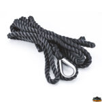 Cima da ormeggio  Cima di ormeggio impiombata ad alta tenacità colore nero diametro 14 mm lunghezza 12 mt