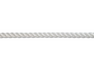Cima da ormeggio  Cima in poliestere alta tenacità ritorto 3 capi bianco diametro 32 mm