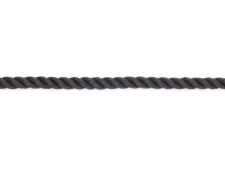 Cima da ormeggio  Cima in poliestere alta tenacità ritorto 3 capi nero diametro 32 mm