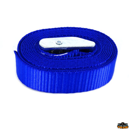 Trecce multiuso e corde elastiche  Cinghia in poliestere mod. Fast-Cargo con fibbia in Zama larghezza 25 mm