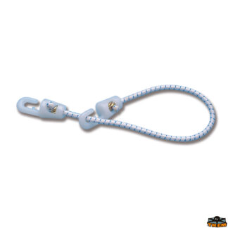 Trecce multiuso e corde elastiche  Elastici con ganci in nylon diametro 4 mm lunghezza 20 cm