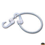 Trecce multiuso e corde elastiche  Elastici con ganci in nylon diametro 10 mm lunghezza 100 cm