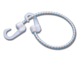 Trecce multiuso e corde elastiche  Elastici con ganci in nylon diametro 10 mm lunghezza 100 cm