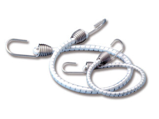Trecce multiuso e corde elastiche  Elastici con ganci inox diametro 10 mm lunghezza 150 cm