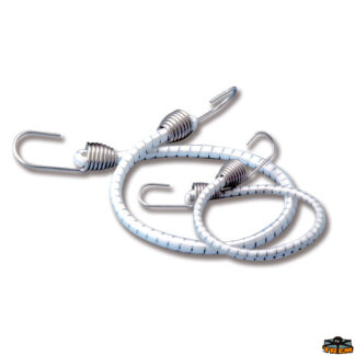 Trecce multiuso e corde elastiche  Elastici con ganci inox diametro 10 mm lunghezza 100 cm