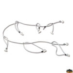 Trecce multiuso e corde elastiche  Elastici millepiedi per vele mod. Regata diametro 8 mm lunghezza 300 cm