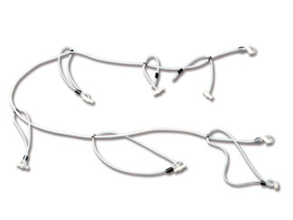 Trecce multiuso e corde elastiche  Elastici millepiedi per vele mod. Regata diametro 10 mm lunghezza 300 cm