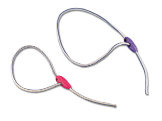 Trecce multiuso e corde elastiche  Elastici serravele regolabili con chiusura Olive-Clip diametro 8 mm lunghezza 80 cm