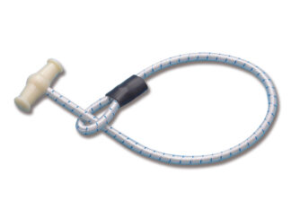 Trecce multiuso e corde elastiche  Elastici serravele con cavigliotti in nylon lunghezza 55 cm colore bianco