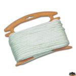 Trecce multiuso e corde elastiche  Treccia in poliestere colore bianco in confezione self-service diametro 4 mm