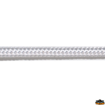 Trecce multiuso e corde elastiche  Doppia treccia in polipropilene stabilizzato Special Trem colore bianco diametro 6 mm