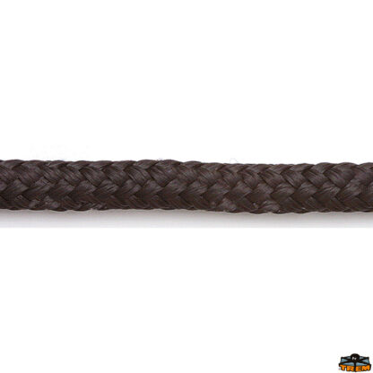 Trecce multiuso e corde elastiche  Doppia treccia in polipropilene stabilizzato Special Trem colore nero diametro 6 mm