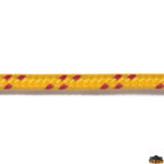 Trecce multiuso e corde elastiche  Doppia treccia in polipropilene stabilizzato Special Trem colore giallo e rosso diametro 8 mm