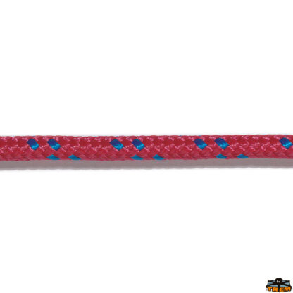 Trecce multiuso e corde elastiche  Doppia treccia in polipropilene stabilizzato Special Trem colore rosso e blu diametro 8 mm