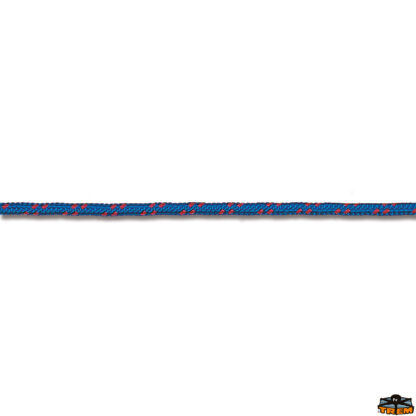 Trecce multiuso e corde elastiche  Treccina poliestere con filo segnale Ibiza colore blu diametro 3 mm