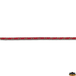 Trecce multiuso e corde elastiche  Treccina poliestere con filo segnale Ibiza colore rosso diametro 3 mm