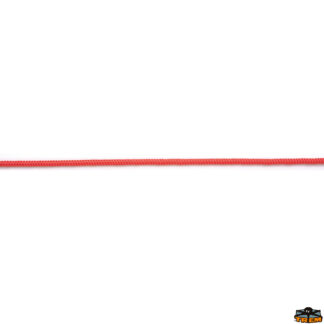 Trecce multiuso e corde elastiche  Treccina in poliestere monocolore Ibiza colore rosso diametro 2 mm