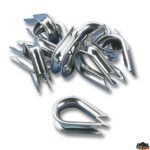 Ganci e accessori cime e reti  Redance in acciaio inox diametro 4 mm