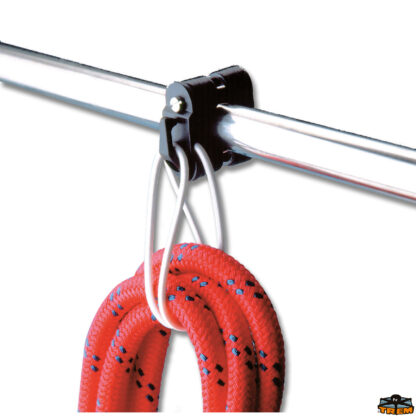 Ganci e accessori cime e reti  Gancio porta cima in nylon e porta anulare fissaggio tubo