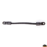 Ganci e accessori cime e reti  Gancio a montaggio automatico colore nero diametro 6 mm