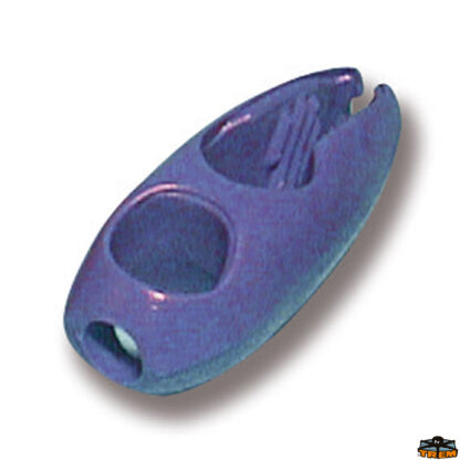 Ganci e accessori cime e reti  Terminali autobloccanti colore blu diametro 6 mm