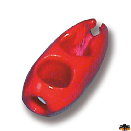 Ganci e accessori cime e reti  Terminali autobloccanti colore rosso diametro 8 mm