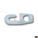 Ganci e accessori cime e reti  Ganci in nylon colore bianco foro diametro 5 mm