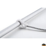 Ganci e accessori cime e reti  Gancio in nylon diametro 20 mm colore nero