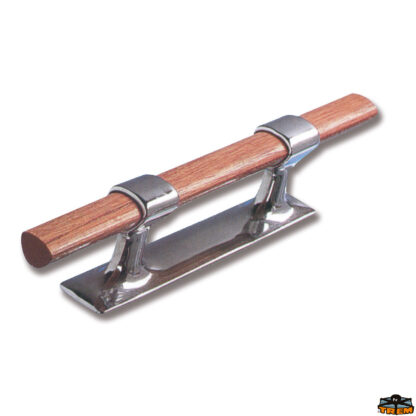 Accessori ormeggio e ancoraggio  Bitta per ormeggio con traversino in legno 215 mm barra