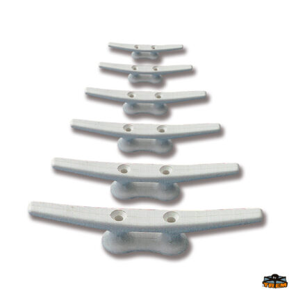 Accessori ormeggio e ancoraggio  Bitta a galloccia in nylon bianco lunghezza 165 mm