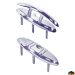 Accessori ormeggio e ancoraggio  Bitta abbattibile Interasse 92 mm