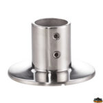 Ferramenta nautica  Base per candelieri 90° foro diametro 25 mm