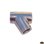 Ferramenta nautica  T inclinato 60° microfuso diametro 22 mm