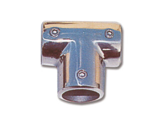 Ferramenta nautica  T dritto 90° microfuso diametro 25 mm