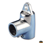 Ferramenta nautica  Angolo a 90° con attacco cavo aisi 316 diametro 22 mm
