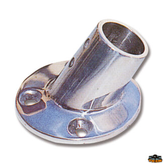Ferramenta nautica  Base tonda 60° diametro 22 mm