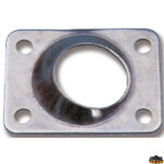 Ferramenta nautica  Base a saldare rettangolare 60° diametro 25 mm