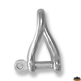 Ferramenta nautica  Grillo ritorto in acciaio inox aisi 316 diametro 10 mm